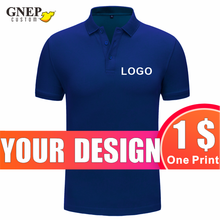 Polo de estilo coreano para hombre, camisa de manga corta Simple de Color sólido personalizada, con cuello levantado, GNEP2020 2024 - compra barato