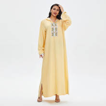 New Ramadan Eid Hooded Abaya Dubai Muslim Arabic Dress Women's Islam Clothing Robe Longue Jelaba Femme Musulman Kaftan F2840 2024 - buy cheap