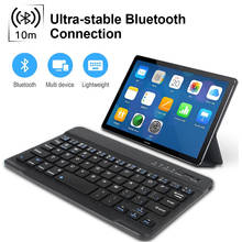 Miniteclado y ratón Bluetooth para iPad, Teclado inalámbrico para tableta Samsung, Android, Windows 2024 - compra barato