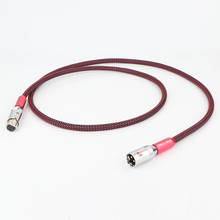 Hi-End OFC Silver Plated Coaxial Cable Hifi Audio  XLR Interconnect Cord Cable XLR Male to XLR Female Cable 2024 - buy cheap