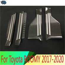 Placa de desgaste de Panel de puerta de acero inoxidable, Protector de cubierta embellecedora para Toyota ROOMY 2016-2020 2024 - compra barato