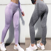 Sem costura cintura alta yoga gym leggings collants mulheres workout dot respirável roupas de fitness feminino calças de treinamento elástico 2024 - compre barato