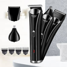 Kemei Electric Hair Clipper for Men Multifunctional 3 In1 Haircut Tool Beard Trimmer Razor Shaver Trimmer Hair Cutting Machine 2024 - buy cheap