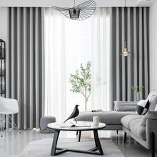 XUNTUO Modern Blackout Curtains For Living Room Bedroom Window Treatment Blinds Finished Drapes Solid Kitchen Curtains 2024 - buy cheap