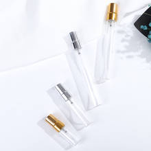2ml 3ml 5ml 10ml Clear Glass Spray Bottle Perfume Atomizer with Aluminum Gold Silver Cap Mini Sample Vials Thin Glass Bottle 2024 - buy cheap