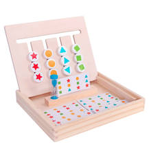 4 cores montessori combinando formação pensando brinquedos educativos cedo matemática cor correspondência brinquedos criança crianças brinquedos de madeira 2024 - compre barato