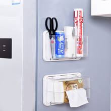 Magnetic Paper Tissue Box Holder Storage Shelf for Refrigerator Kitchen Magnet Organizer Rack Paper Mounts on Washing Machine 2024 - buy cheap