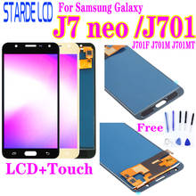 Samsung-tela lcd de reposição para galaxy, touch screen, tela sensível ao toque, 5.5 polegadas, peça de reposição, para samsung galaxy j7 neo, j701, j701f, j701m, j701mt 2024 - compre barato