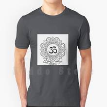 Om Mandala T Shirt Cotton Men Diy Print Cool Tee Om Shanti Om Mandala 2024 - buy cheap