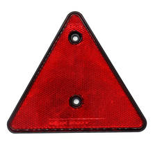 Задний треугольный Красный отражатель для мотоцикла автомобиля грузовика прицепа 2024 - купить недорого