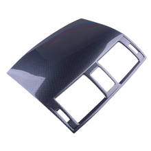 Textura de fibra carbono console central saída ar ventilação guarnição capa apto para toyota corolla 2007 2008 2009 2010 2011 2012 2013 2024 - compre barato