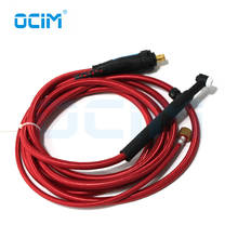 WP9 Series 8M Red  Hose +cable  Air-Cooled Complete TIG Welding Torch 35-70 Connector 2024 - buy cheap