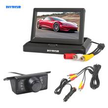 DIYSECUR Wired 5" 800 x 480 Foldabel Car Monitor Night Vision Backup Reverse Camera Car Rear View Camera 2024 - buy cheap