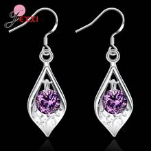 New Statement Korean Trend Women 925 Sterling Silver Piercing Drop Earrings Fashion Jewelry Lovers Birthday Gift Bijoux 2024 - buy cheap