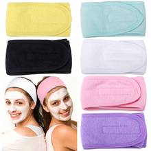 1pcs Eyelash Extension Spa Face Headband Stretch Towel with Magic Tape Wash Face/Spa/Eye Lash Soft Hair Band Makeup Tools 2024 - buy cheap