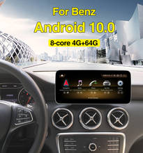 Radio con GPS para coche, 10,0 reproductor Multimedia con Android, Qualcomm, 8 núcleos, 4 GB, 64 GB, 10,5, Mercedes Benz Clase A W17/GLA X156/CLA C117 2013-2018 2024 - compra barato