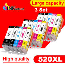 3Set PGI-520 CLI-521 XL Compatible Cartridge for Canon PIXMA IP3600 IP4600 IP4700 MX860 MX870 MP540 MP550 MP630 Printer Ink 2024 - buy cheap