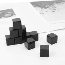 10pcs 16mm Blank Dice Black Acrylic Cube Board Game Kid Toy DIY Fun And Teaching Multi Sides Dice for Board Game 2024 - buy cheap