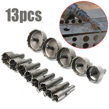 16-53mm 13pcs HSS Hole Saw Set Tungsten Carbide Tip TCT Core Drill Bit Hole Saw for Metal Stainless Steel Cutter Hole Openner 2024 - buy cheap