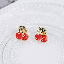 Cherry Enamel Pin Cute Mini Lapel Pins Bag Collar Pin Brooches Buckle Badge Fashion Jewelry Gifts For Women Girls Dropshiping 2024 - buy cheap