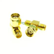 Adaptador RF SMA RP SMA hembra a RP SMA macho, enchufe de ángulo recto, conector coaxial RA RF 2024 - compra barato