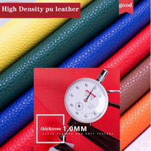 Good High Density PU Leather Fabric 20 Colour Like Small Leeche Faux Pu Leather Fabric Sewing Sofa DIY Bag Material 69*50cm1pc 2024 - buy cheap