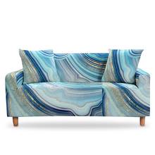Funda de sofá elástica para sala de estar, cubierta de sofá seccional, Color Mármol, agua, sillón, LoveSeat, 1/2/3/4 asientos 2024 - compra barato