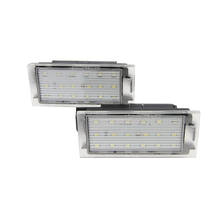 1 Pair Car LED Number License Plate Light SMD 3528 Replacement for Renault Megane 2 Clio Laguna 2 Megane 3 2024 - buy cheap