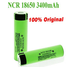 Ncr18650b 100% v 3.7 mah 3400 bateria de lítio recarregável para lanterna, nova, 18650 2024 - compre barato
