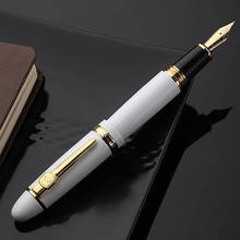 Jinhao x159 caneta de tinta avançada 18k gp nib caneta mais cores podem escolher embalagem com caneta preta bolsa venda quente 2024 - compre barato
