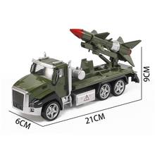 Alloy Simulation Military Series Toy Pull Back Engineering Rocket Missile Vehicle Fighting Car Model Boy Birthday Gift 2024 - buy cheap