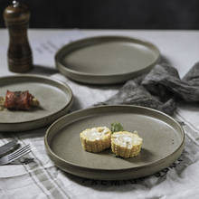 Japanese Creative Ceramic Steak Plate Net Red Light Luxury Tableware Western Dinner Plate Dinner Plate Home Tray Breakfast Plate 2024 - buy cheap