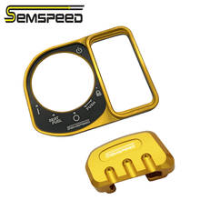 SEMSPEED Motorcycle Kickstand Stand Enlarger Pad Switch Electric Door Lock Cover Protector For Honda adv ADV150 2019 2020 2021 2024 - buy cheap