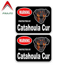 Aliauto 2 X Creative Cartoon Car Sticker Catahoula Cur Dog Guard Dog Sunscreen Reflective Decal PVC Accessories,15cm*11cm 2024 - buy cheap