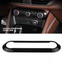 Car Interior Air Conditioner Knob Panel Frame Cover Trim for Alfa Romeo Stelvio 2017-2018/Giulia 2016 2017 2018 2024 - buy cheap