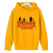 Sudadera con capucha de la serie de televisión Stranger Things para bebé, suéter de algodón cálido de alta calidad, ropa informal de moda, estilo Hip Hop, Primavera e invierno, 2021 2024 - compra barato