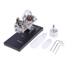 Motor Stirling de Micro vacío de Metal, modelo de máquina de ciencia motriz, potencia de calor 2024 - compra barato