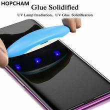 Прозрачное прозрачное ультрафиолет жидкое полное клеевое закаленное стекло для LG V30 V40 V50 G7 ThinQ G8 защита для экрана телефона ThinQ защитная пленка 2024 - купить недорого