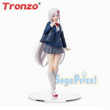 Tronzo Original Sega Re:Life in A Different World From Zero Emilia School Uniform Collectible Figurines PVC Model Toy 2024 - buy cheap