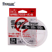 SEAGUAR White LABEL Original Fishing Line 4LB-20LB 100% FLUOROCARBON Fishing Lines 100M 2024 - buy cheap