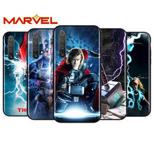 Thor marvel hero para OPPO Realme V15 X5 X3 X50 X7 X2 C17 C11 C3 C2 7 7i 6 6S 6i 5 3 2 Pro, funda negra suave para teléfono 2024 - compra barato