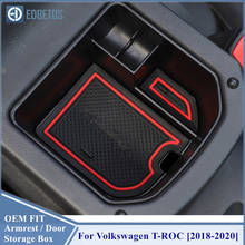 T-ROC 2018 2019 2020 Center Conosle Organizer Tray For Volkswagen T-ROC Interior Accessories For VW T-ROC Armrest Box 2024 - buy cheap