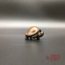 Exquisite pure copper small tortoise ornaments solid copper mini cute copper tortoise handle pieces small copper tortoise tea pe 2024 - buy cheap