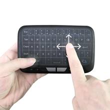 H18 2.4 ghz mini teclado de toque sem fio mouse ar para computador portátil inteligente android t v 2024 - compre barato