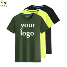 Мужская футболка с логотипом на заказ/дизайн футболка с коротким рукавом Печать вашего собственного логотипа персонализированный Повседневный Топ 2022 - купить недорого