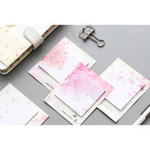 1pack /lot Cherry Blossoms Self-adhesive School Supplies Sticky Notes Memo Pads Self-adhesive Sticker 2024 - buy cheap
