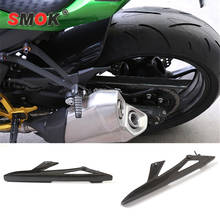 SMOK For Kawasaki Z1000 2010-2016 Motorcycle Carbon Fiber Chain Protector Guard Cover Decoration Rear Mud Cover Panel Cowl 2024 - buy cheap