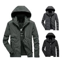2020 Men's Windproof Breathable Jacket Autumn Thin Casual Overcoat Military Cargo Hooded Army Tactical Windbreaker Jacket Coats 2024 - buy cheap