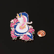 White DragonEnamel Pin Cartoon Animals Brooch Anime Movie Spirited Aways Fan Collectible Badge Jewelry Fashion Unique Gift 2024 - buy cheap