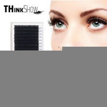 THINKSHOW 16 Rows All Size Individual Mink Eyelashes Extension High Quality Natural Black Professional Mink Eye Lashes 2024 - buy cheap